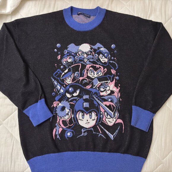 Capcom x The Yetee Robo Boss Rush Megaman Sweater - Picture 2 of 4